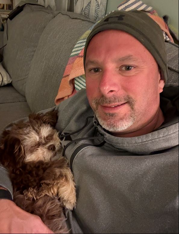 Brian and his dog Penny