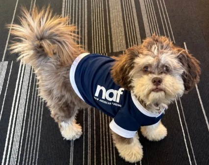 Penny in her New American Funding jersey