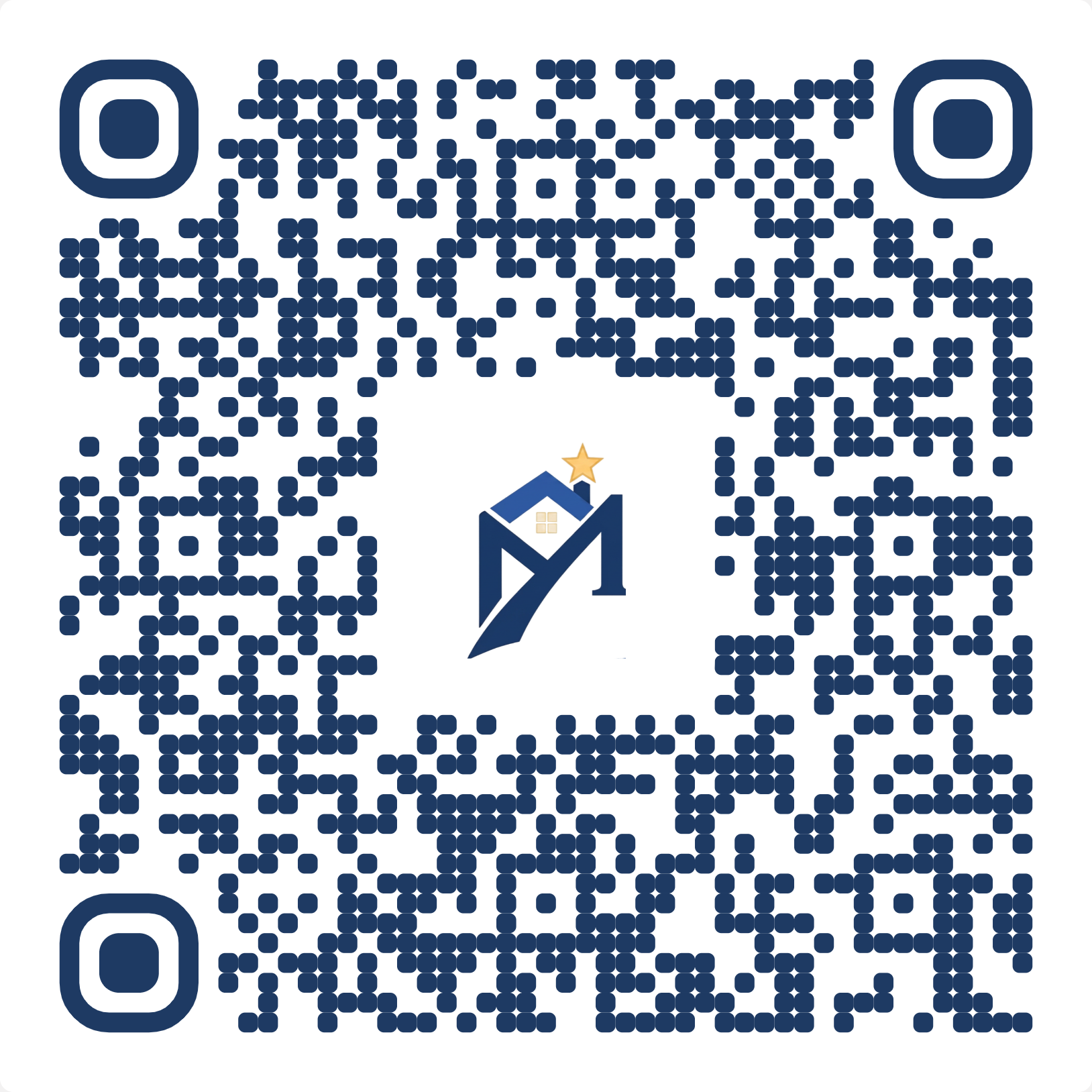 QR code linking to client reviews